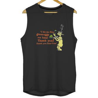 Dr Seuss Green Eggs And Ham I Do So Like Quote Unisex Tank Top | Favorety