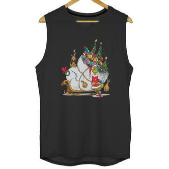 Dr Seuss Grinch Sleigh Unisex Tank Top | Favorety