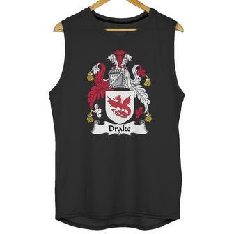 Drake Family Crest Coat Of Arms British Family Crests Unisex Tank Top | Favorety AU