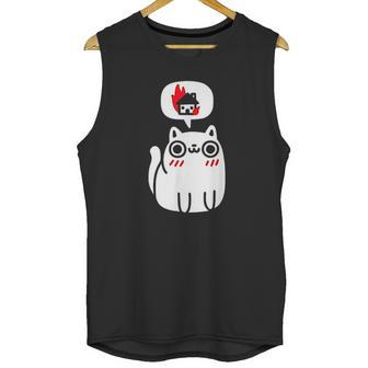 Dreaming Of Destruction Funny Cat Unisex Tank Top | Favorety CA