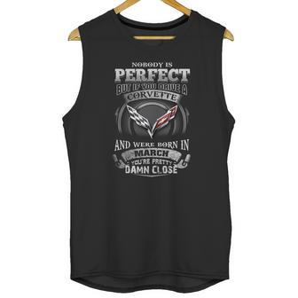 Drive A Corvette March Unisex Tank Top | Favorety DE