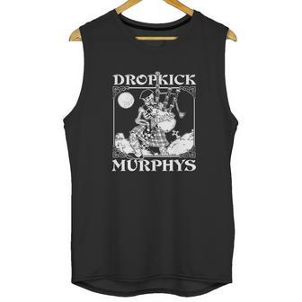 Dropkick Murphys Vintage Skeleton Piper Slim Fit Unisex Tank Top | Favorety CA