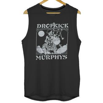 Dropkick Murphys Mens Vintage Skeleton Piper Unisex Tank Top | Favorety DE