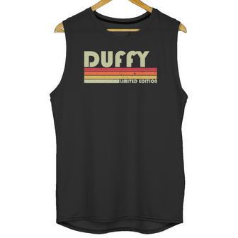 Duffy Surname Funny Retro Vintage 80S 90S Family Reunion Unisex Tank Top | Favorety