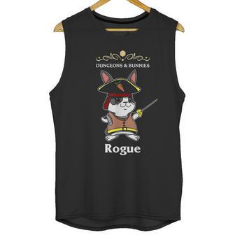 Dungeons And Bunnies Rpg D20 Rogue Roleplaying Gamers Gift Unisex Tank Top | Favorety