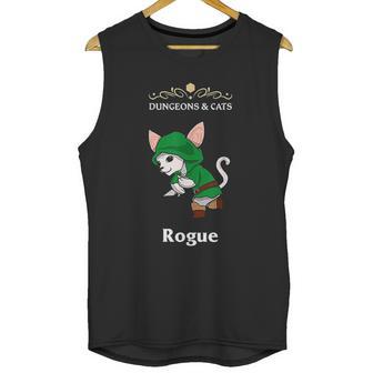 Dungeons And Cat Rogue Roleplaying Fantasy Gamers Unisex Tank Top | Favorety DE