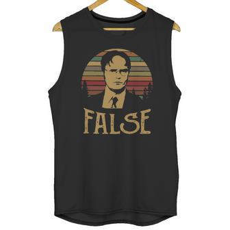 Dwight Schrute False Vintage Unisex Tank Top | Favorety