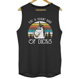 Eat A Giant Bag Of Dicks Unicorn Vintage Unisex Tank Top | Favorety UK