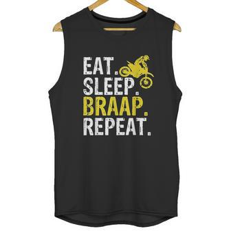 Eat Sleep Braap Repeat Unisex Tank Top | Favorety UK