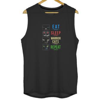 Eat Sleep Warrior Cats Repeat Unisex Tank Top | Favorety AU