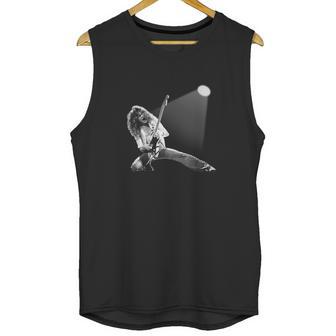 Eddie Van Halen On Stage Unisex Tank Top | Favorety