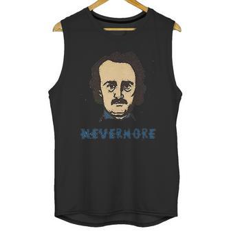 Edgar Allan Poe Nevermore Halloween Costume Graphic Unisex Tank Top | Favorety