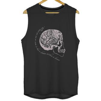 Edgar Allan Poe Skull Unisex Tank Top | Favorety CA