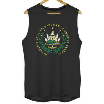 El Salvador Salvadoran Coat Of Arms Unisex Tank Top | Favorety AU