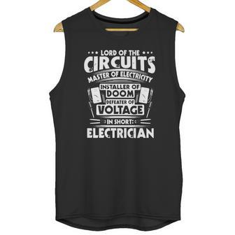 Electrician Sparky Electricity Lord Gift Present Unisex Tank Top | Favorety CA