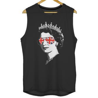 Elizabeth Ii Sunglasses Unisex Tank Top | Favorety DE