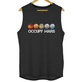 Elon Musk Science Occupy Mars Unisex Tank Top | Favorety AU