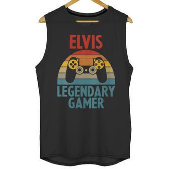 Elvis Gift Name Personalized Funny Gaming Geek Birthday Unisex Tank Top | Favorety AU