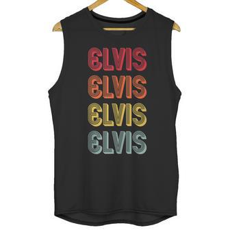 Elvis Name Personalized Funny Retro Vintage Birthday Unisex Tank Top | Favorety UK