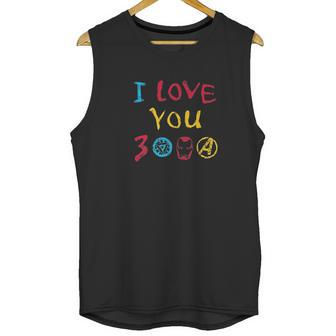 Endgame I Love You 3000 Drawing Unisex Tank Top | Favorety UK