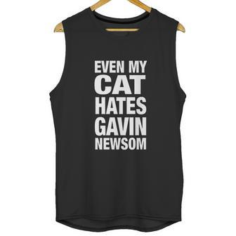 Even My Cat Hates Gavin Newsom Unisex Tank Top | Favorety