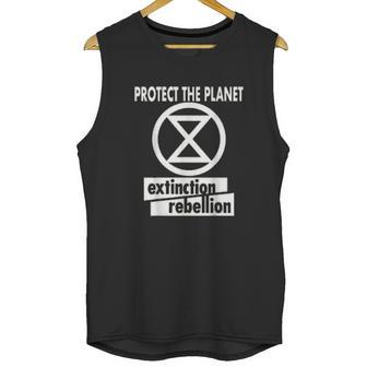 Extinction Rebellion In Green Rebel For Life Climate Change Unisex Tank Top | Favorety