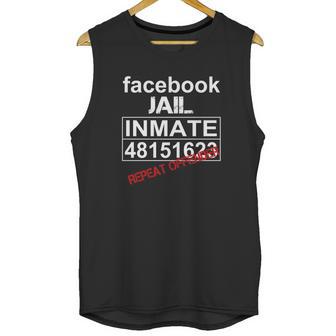 Facebook Jail Inmate 48151623 Repeat Offender Shirt Unisex Tank Top | Favorety