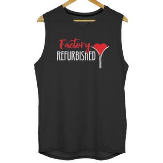 Factory Refurbished Open Heart Bypass Surgery Zipper Club Unisex Tank Top | Favorety CA