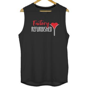 Factory Refurbished Open Heart Surgery Zipper Club Unisex Tank Top | Favorety DE