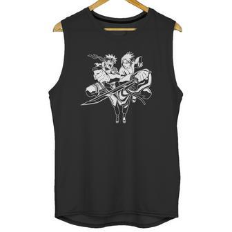 Faiwvhe Naruto And Sasuke Outline Unisex Tank Top | Favorety DE