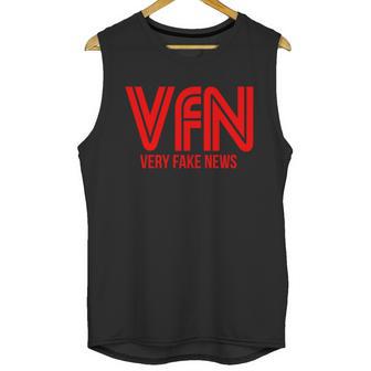 Very Fake News Network Unisex Tank Top | Favorety