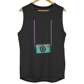 Fake Tourist Camera Graphic Unisex Tank Top | Favorety CA