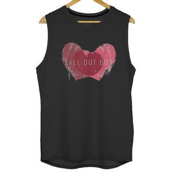 Fall Out Boy Weathered Hearts Unisex Tank Top | Favorety CA