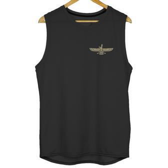 Faravahar Zoroastrianism Persian Symbol Side Unisex Tank Top | Favorety UK