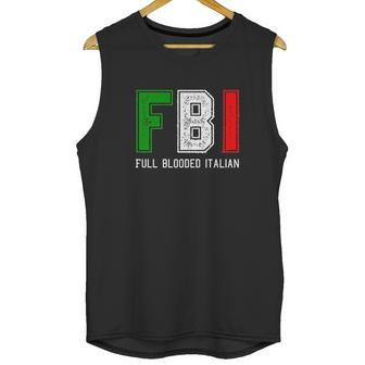 Fbi Full Blooded Italian Unisex Tank Top | Favorety CA