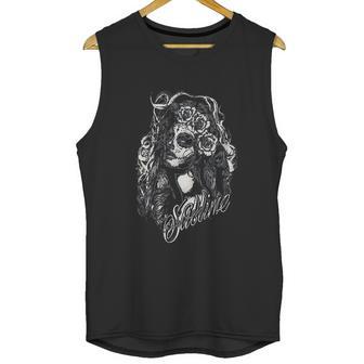 Fea Sublime Skull Princess Soft Unisex Tank Top | Favorety