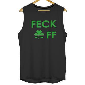 Feck Off Clover Irish St Patrick Day Unisex Tank Top | Favorety DE