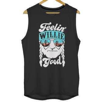 Feeling Willie Good Letter Printed Graphic Unisex Tank Top | Favorety