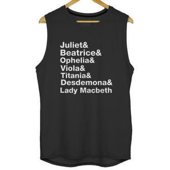 Female Characters Of William Shakespeare Plays Unisex Tank Top | Favorety CA