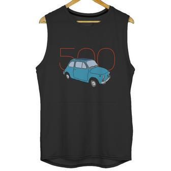 Fiat 500 Classic Vintage Car Unisex Tank Top | Favorety CA