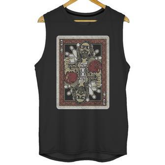 Fifth Sun The Big Lebowski Dude Playing Card Unisex Tank Top | Favorety CA