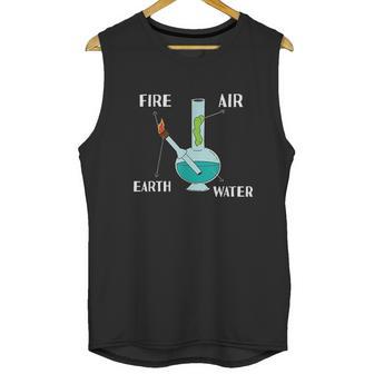 Fire Air Earth Water All Elements In One Bong Unisex Tank Top | Favorety DE