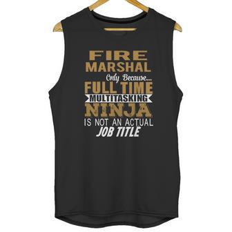 Fire Marshal Ninja Unisex Tank Top | Favorety UK