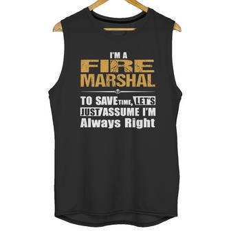 Fire Marshal Unisex Tank Top | Favorety CA