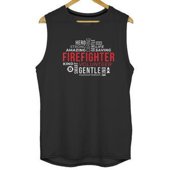 Firefighter Volunteer Fire Brigade Gift Firefighters Unisex Tank Top | Favorety CA