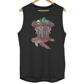 Flat Earth Society Conspiracy Theory Model Unisex Tank Top | Favorety