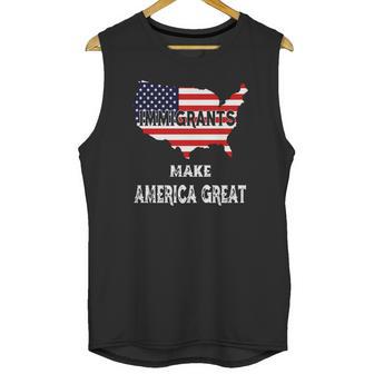 Never Forget Immigrants Make America Great T-Shirt Unisex Tank Top | Favorety AU