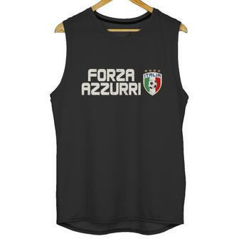 Forza Azzurri Italy Italia Soccer Team Fan Logo Unisex Tank Top | Favorety AU