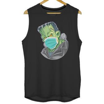 Frankenstein Pandemic Virus Mask Unisex Tank Top | Favorety DE