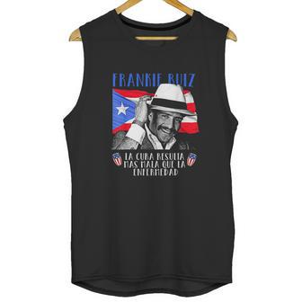 Frankie Ruiz La Cura Unisex Tank Top | Favorety